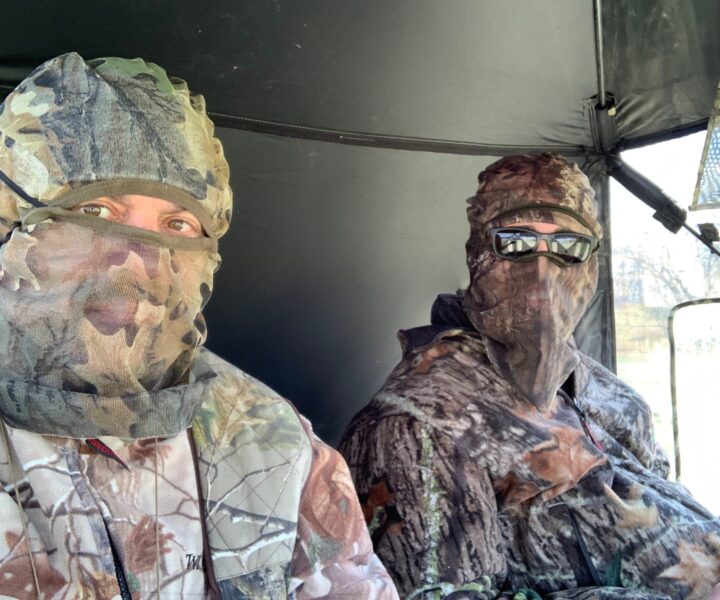 two hunters in camo